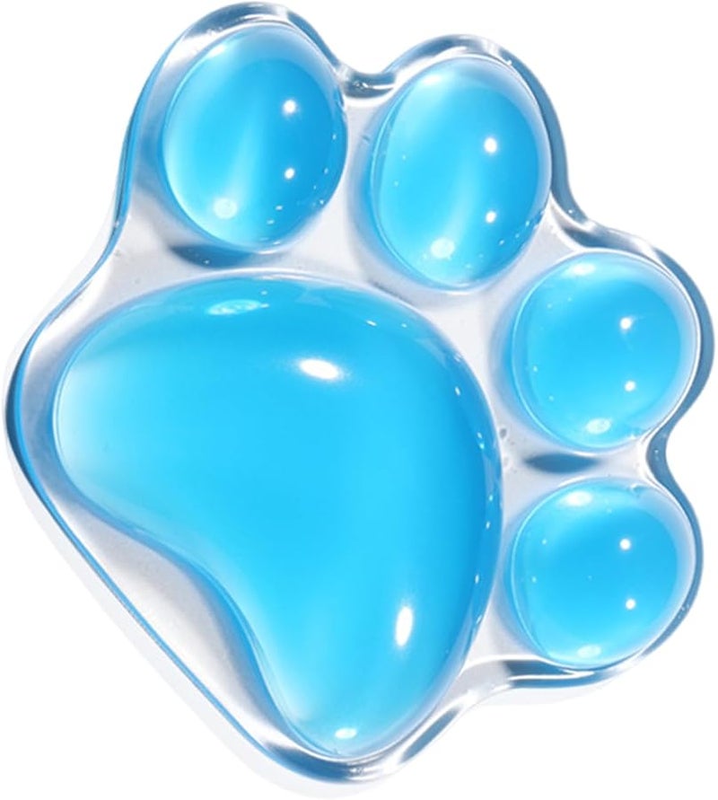 Blue Ergonomic Gel Wrist Rest Pad For Hand Relief At Home Or Work - Image 1
